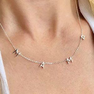 MAMA Boutique Trending Necklace in Gold or Silver or Rose Gold